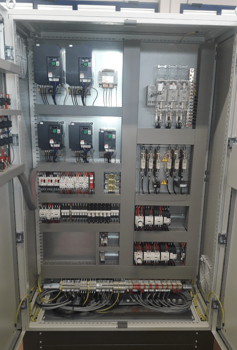 Cabinet with Machine Wiring supplied already wired